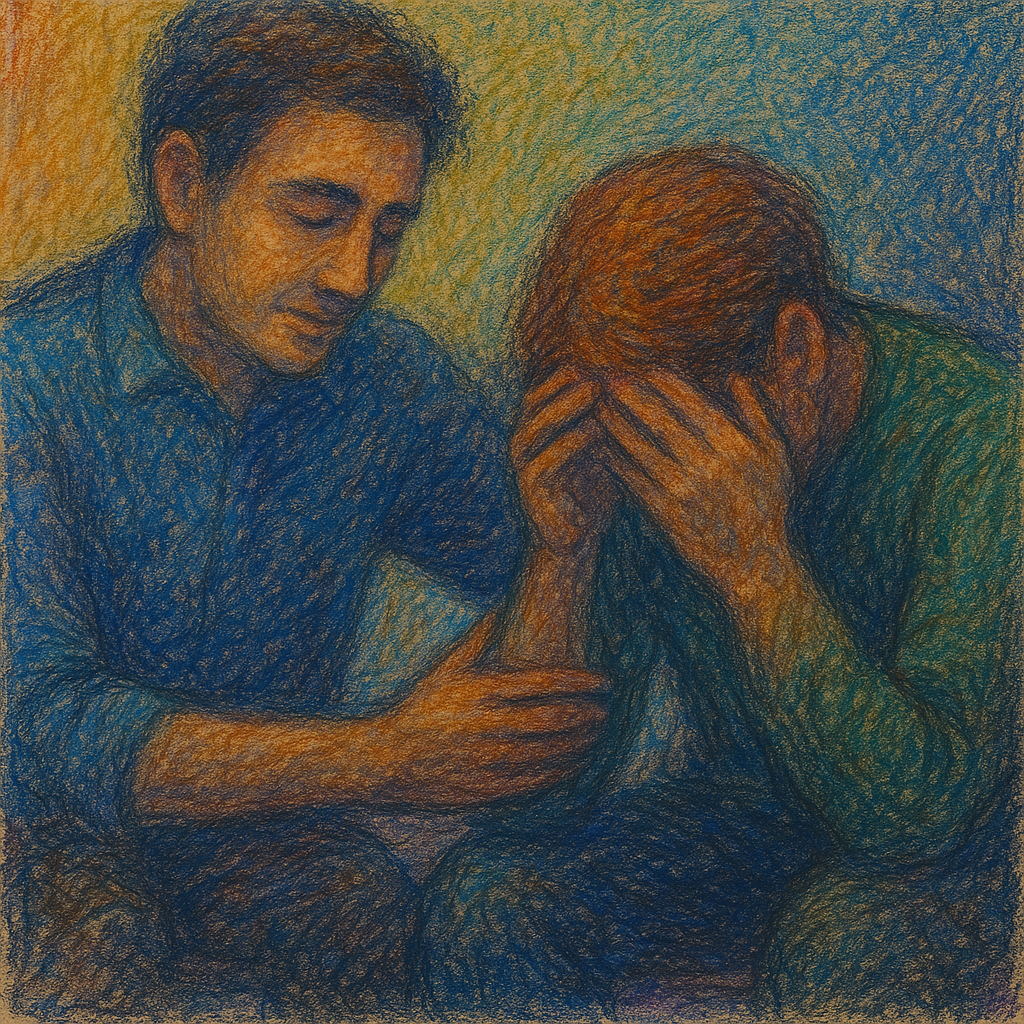 <em>Nie zawsze trzeba wiedzieć, co powiedzieć. Czasem wystarczy być. I dać znać, że nikt nie musi przechodzić przez to sam.</em>